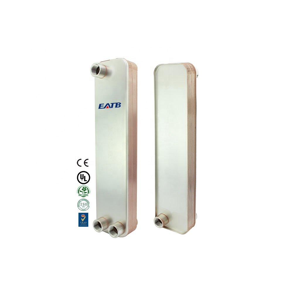 Condenser Heat Exchanger Machine Room Cooling Water to Refrigerant Cooler Condenser Chillers Brazed Plate Heat Exchanger