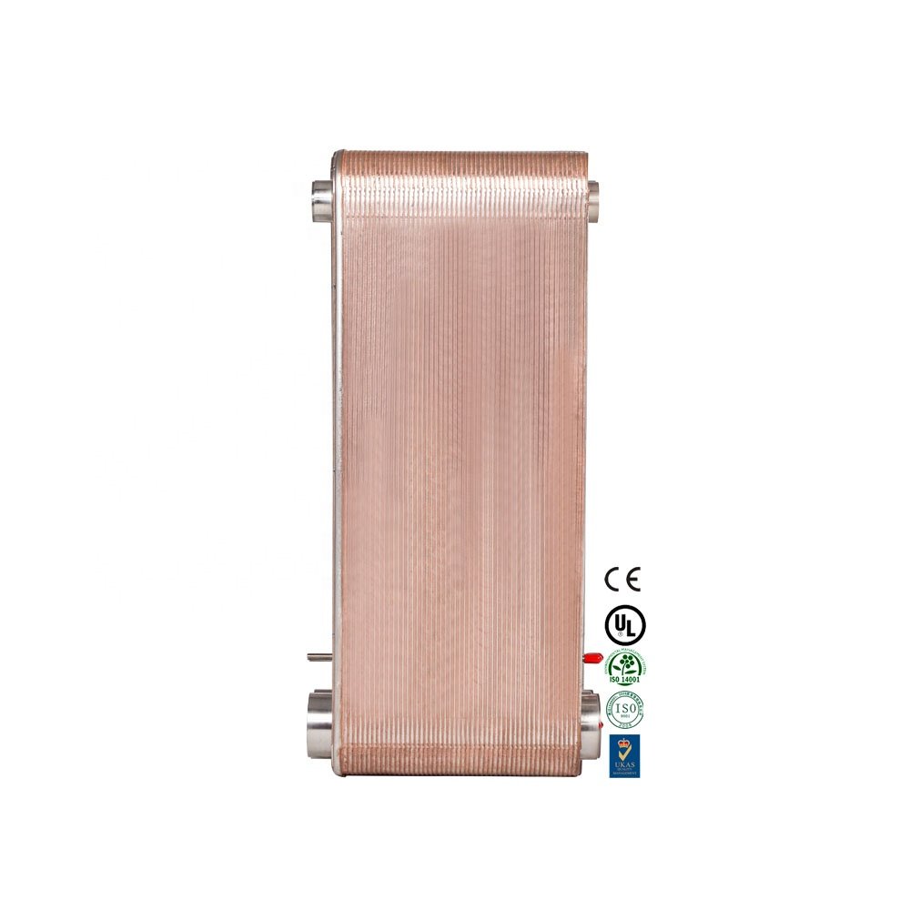 Condenser Heat Exchanger Machine Room Cooling Water to Refrigerant Cooler Condenser Chillers Brazed Plate Heat Exchanger