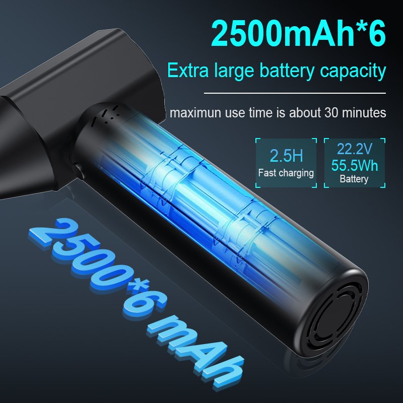 Violent Blower Mini Turbo Jet Fan Handheld Generation Brushless Motor Wind Speed Duct Fans
