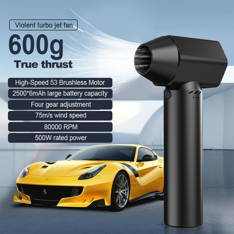 Violent Blower Mini Turbo Jet Fan Handheld Generation Brushless Motor Wind Speed Duct Fans