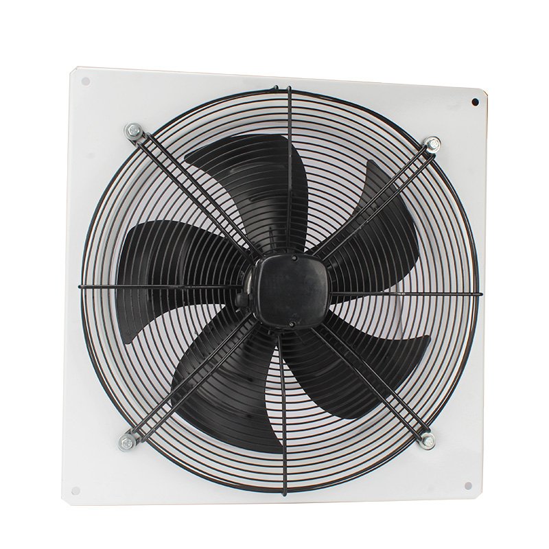 External Rotor Axial Fan 220/380V square Range Hood Fan Industrial Plant Powerful Ventilation Fan