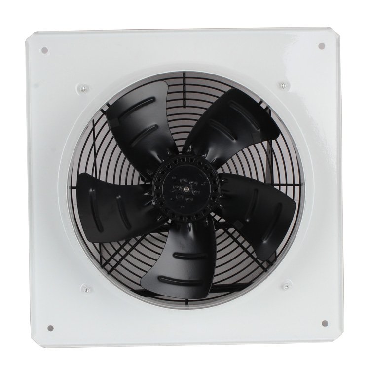 External Rotor Axial Fan 220/380V square Range Hood Fan Industrial Plant Powerful Ventilation Fan