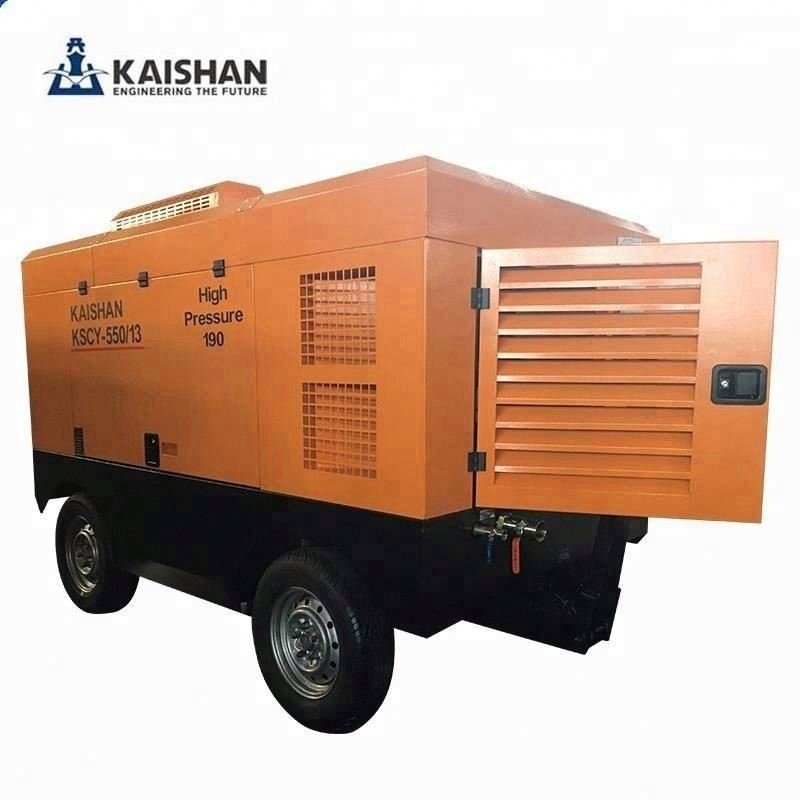 Heavy Duty Oil-less 12m3/min Portable Mining Used diesel air Compressor Outdoor Using Price List