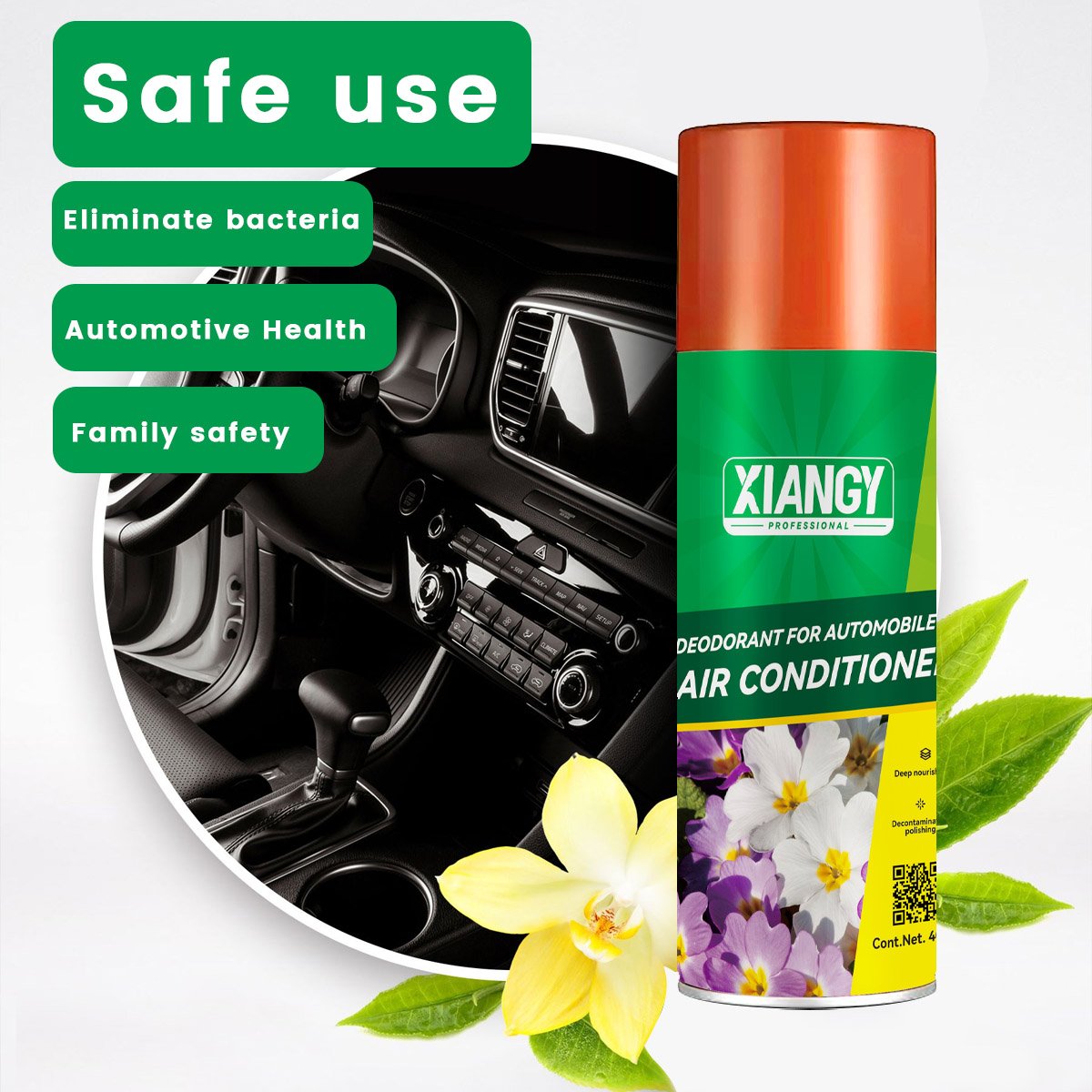 Wholesale Hot Sale Eco Friendly Car Air Conditioner Cleaner Spray 500ml Household Antifungal Deodorizer Cleaner