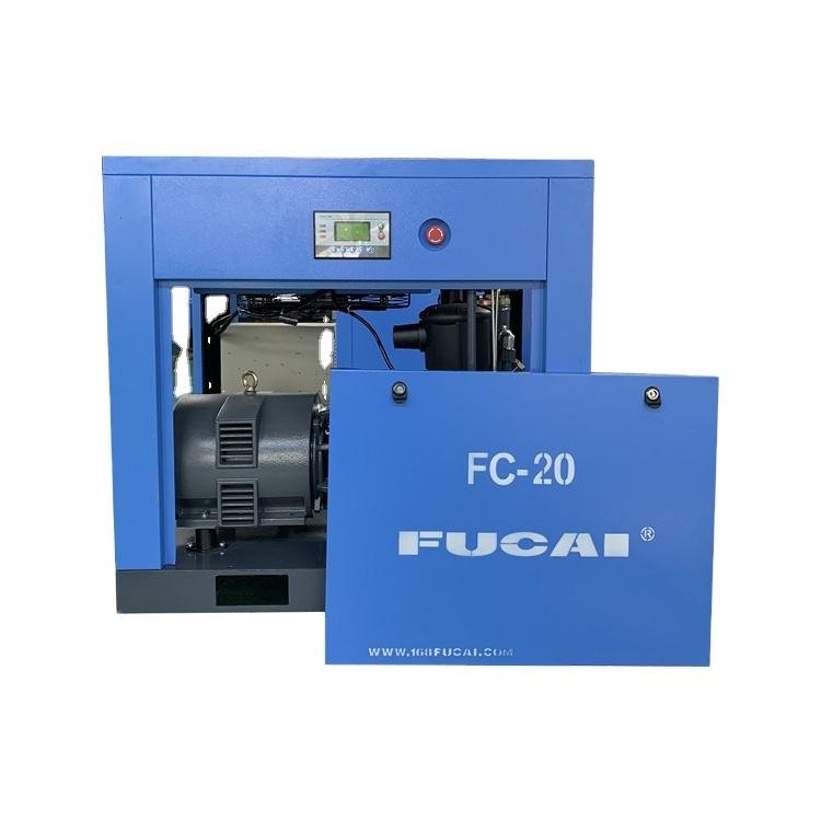 FUCAI Heavy Duty Permanent Magnet 15kw air Compressor for Spray Painting