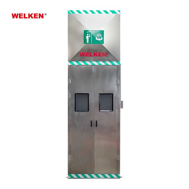 Decontamination Shower Self-contained Eye Wash Shower Eyewash Booth 304 316 Stainless Steel EYEWASH SHOWER CABIN