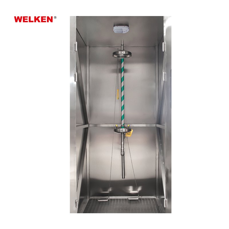 Decontamination Shower Self-contained Eye Wash Shower Eyewash Booth 304 316 Stainless Steel EYEWASH SHOWER CABIN