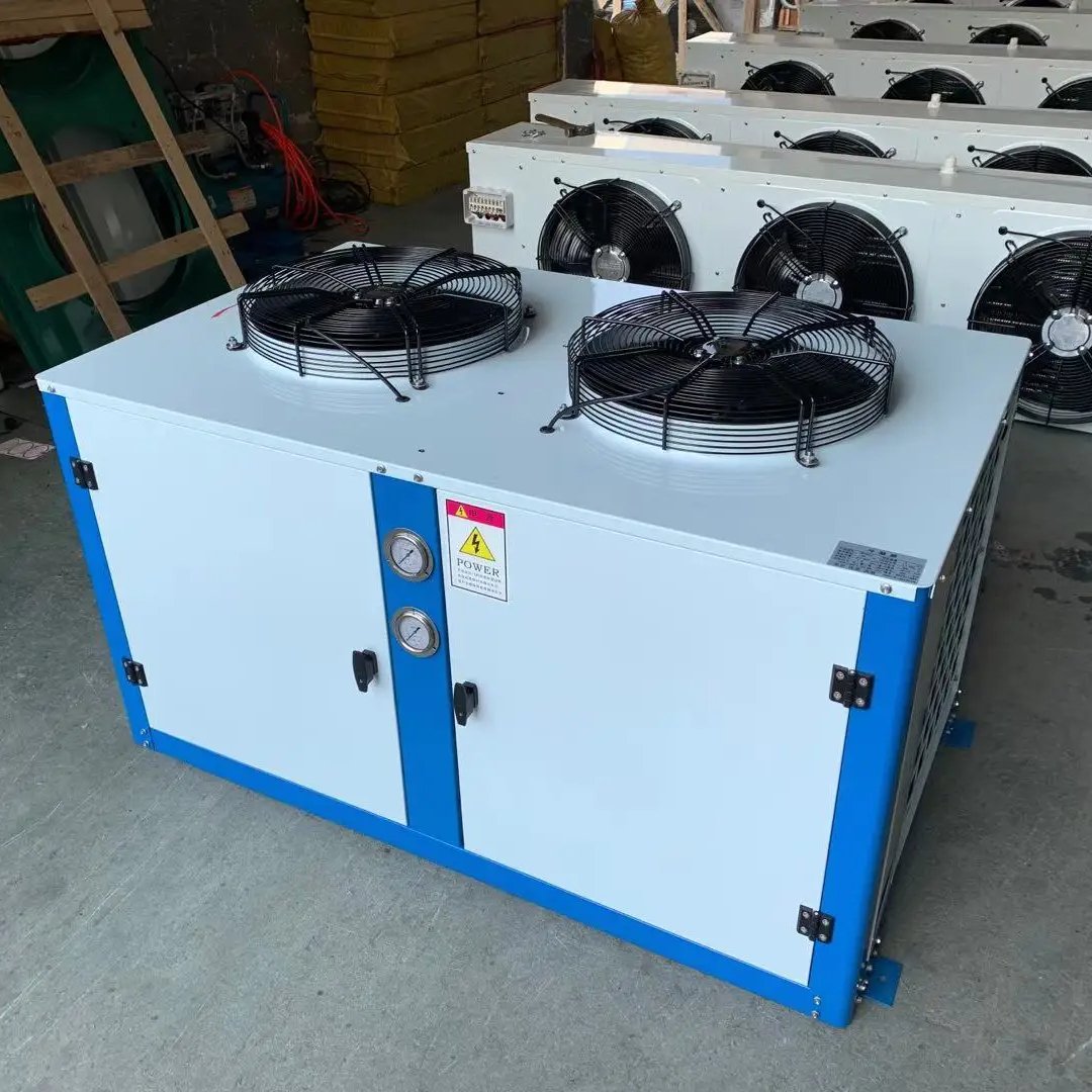 OEM FNU Refrigeration Units U-type Box Type Air Cooled Condenser Condensing Unit