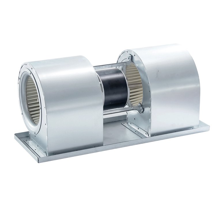 High Volume Airflow Air Conditioning Horizontal Centrifugal Blower Two Fans Direct Drive EC Motor Fan
