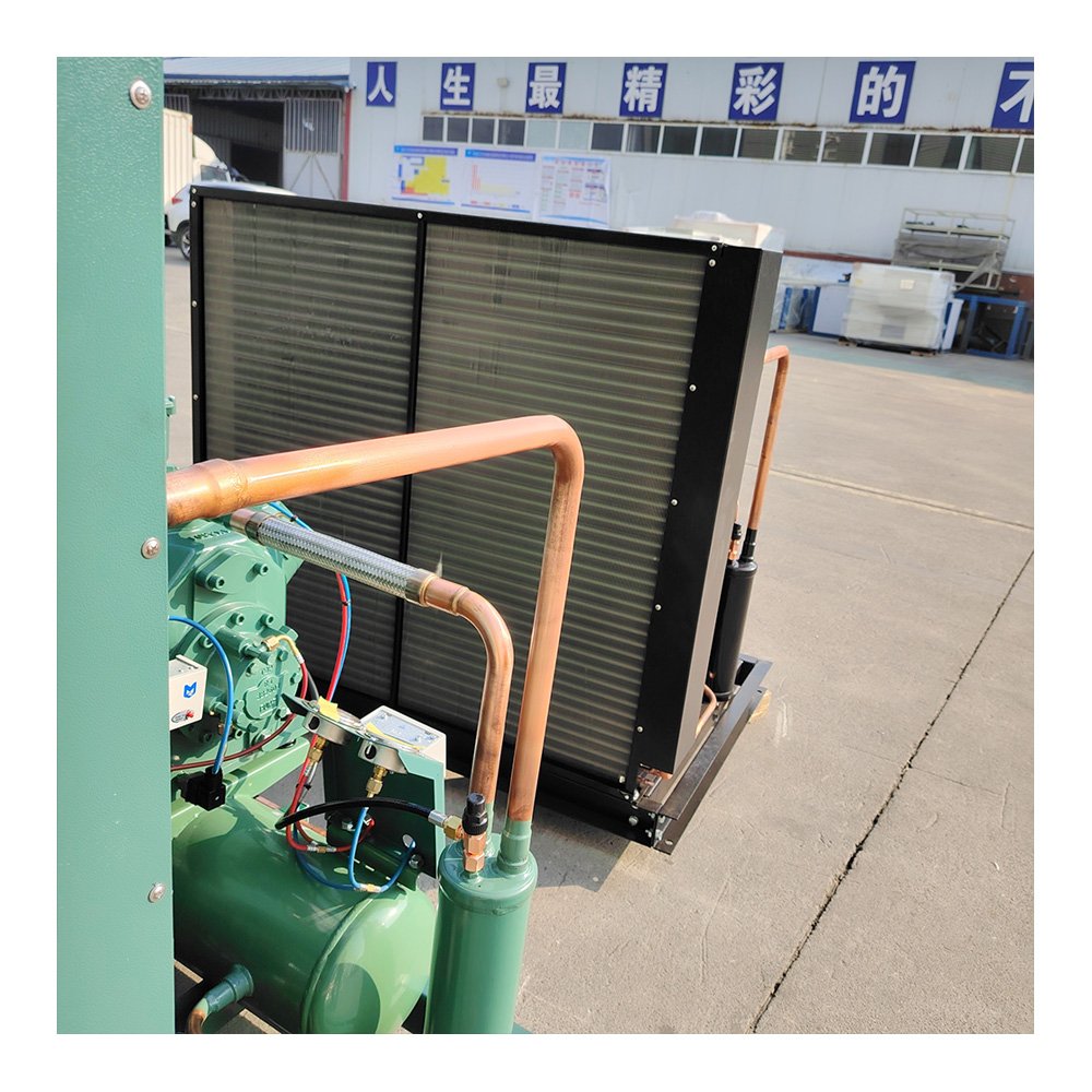 10hp 9hp 8hp 7hp 6hp 5hp 4hp 3hp Semi Hermetic Refrigeration Compressor Condensing Units Air Cooled