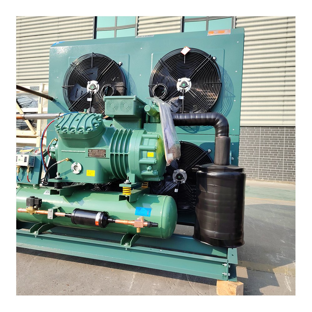 10hp 9hp 8hp 7hp 6hp 5hp 4hp 3hp Semi Hermetic Refrigeration Compressor Condensing Units Air Cooled