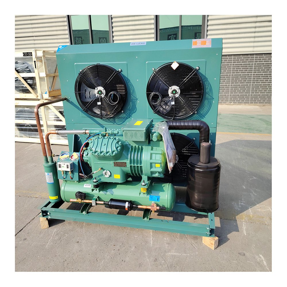 10hp 9hp 8hp 7hp 6hp 5hp 4hp 3hp Semi Hermetic Refrigeration Compressor Condensing Units Air Cooled