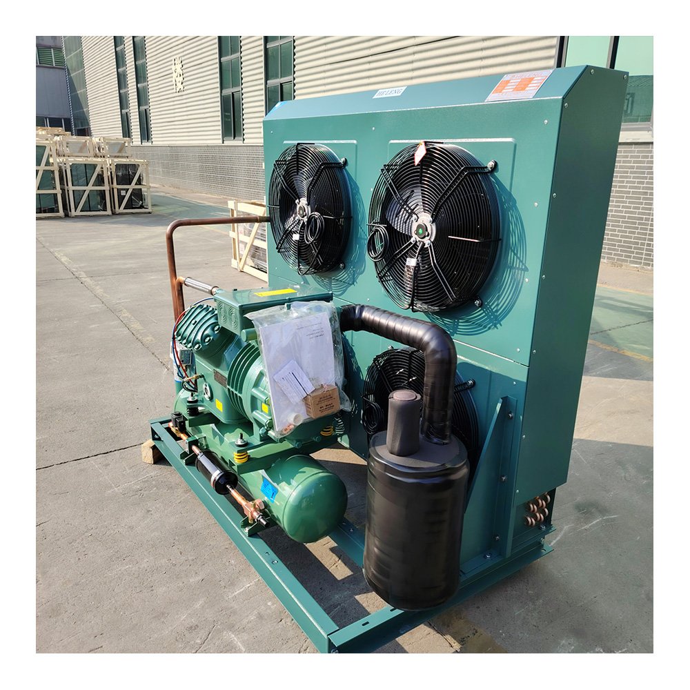 10hp 9hp 8hp 7hp 6hp 5hp 4hp 3hp Semi Hermetic Refrigeration Compressor Condensing Units Air Cooled