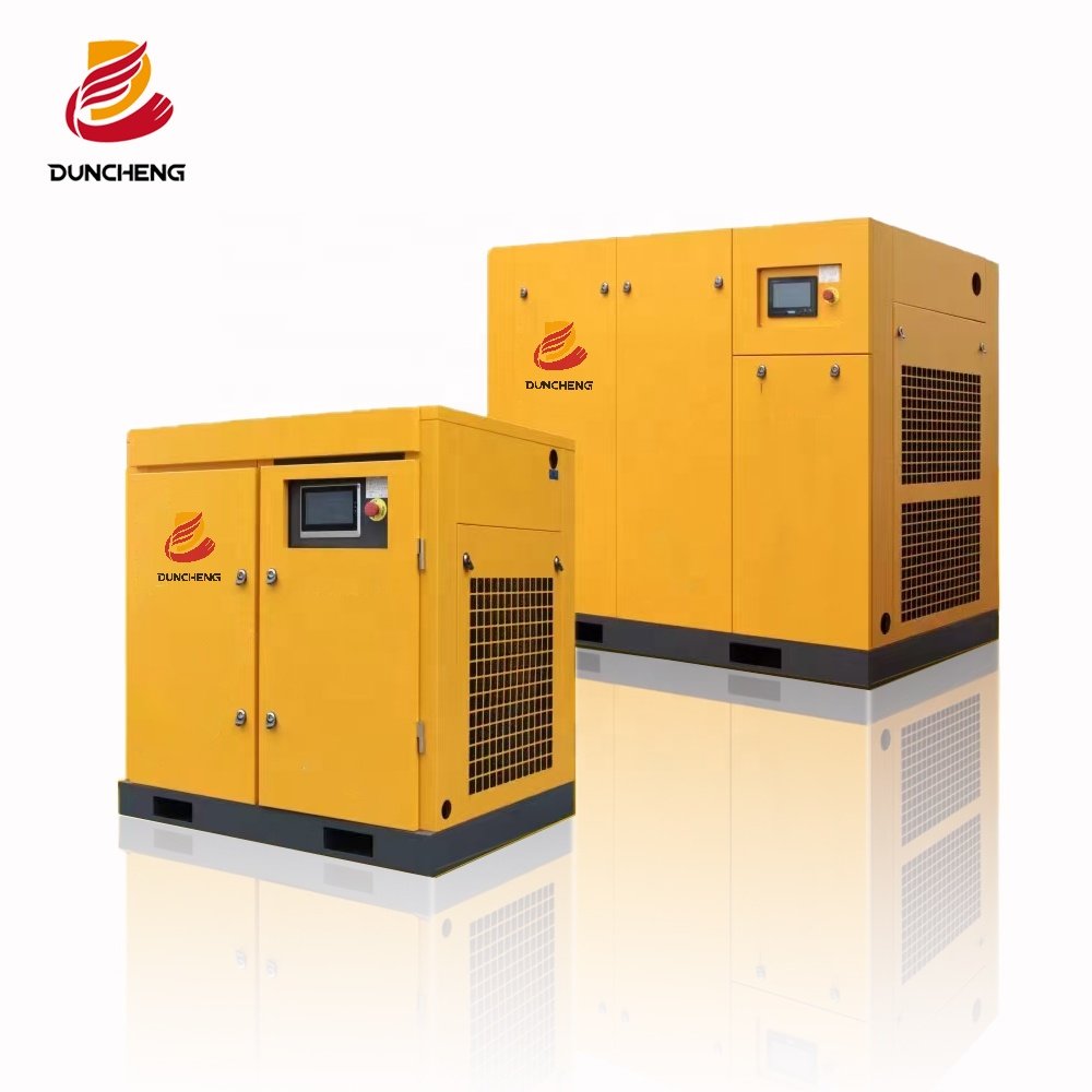 Portable Industrial 75kw 100hp Gas-Fueled Air Compressor with Variable Speed Frequency Motor 7bar-12bar Variable Output Pressure