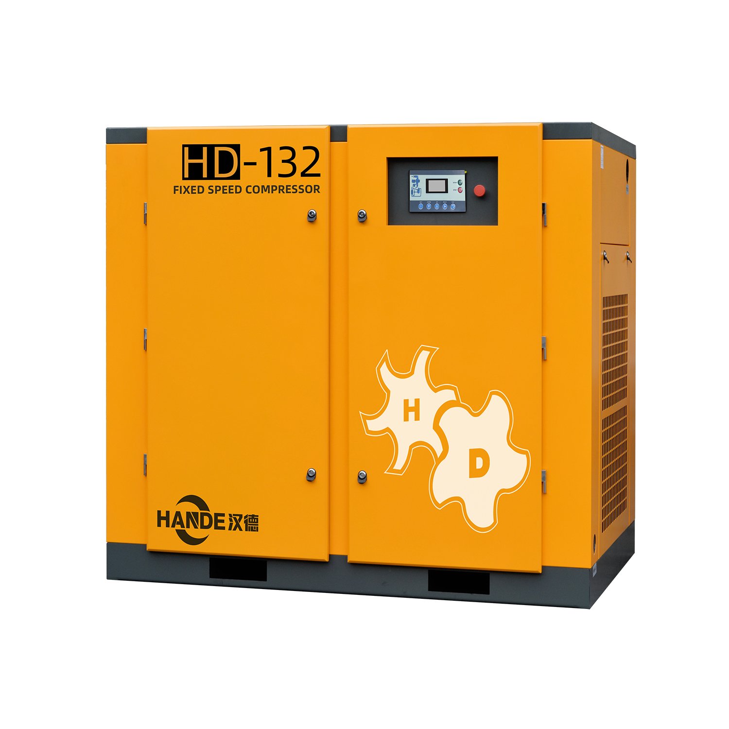 HANDE 132kw 175HP Air Compressor Power Frequency Rotary Screw Air Compressor 380V 220V 415V 440V 460V 480V Industrial Compressor