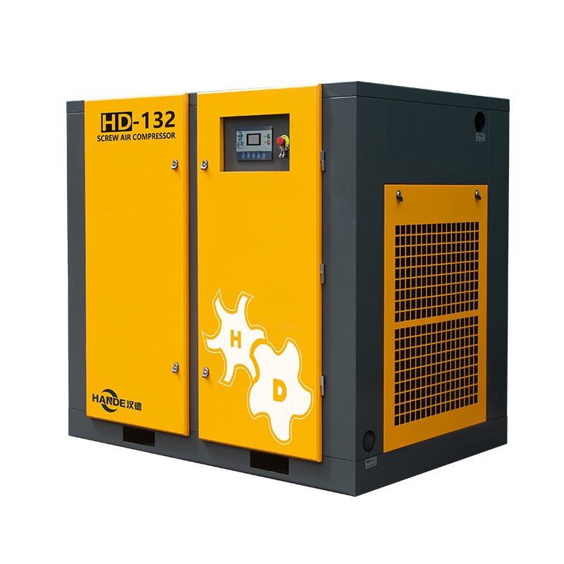 HANDE 132kw 175HP Air Compressor Power Frequency Rotary Screw Air Compressor 380V 220V 415V 440V 460V 480V Industrial Compressor