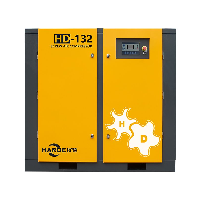 HANDE 132kw 175HP Air Compressor Power Frequency Rotary Screw Air Compressor 380V 220V 415V 440V 460V 480V Industrial Compressor