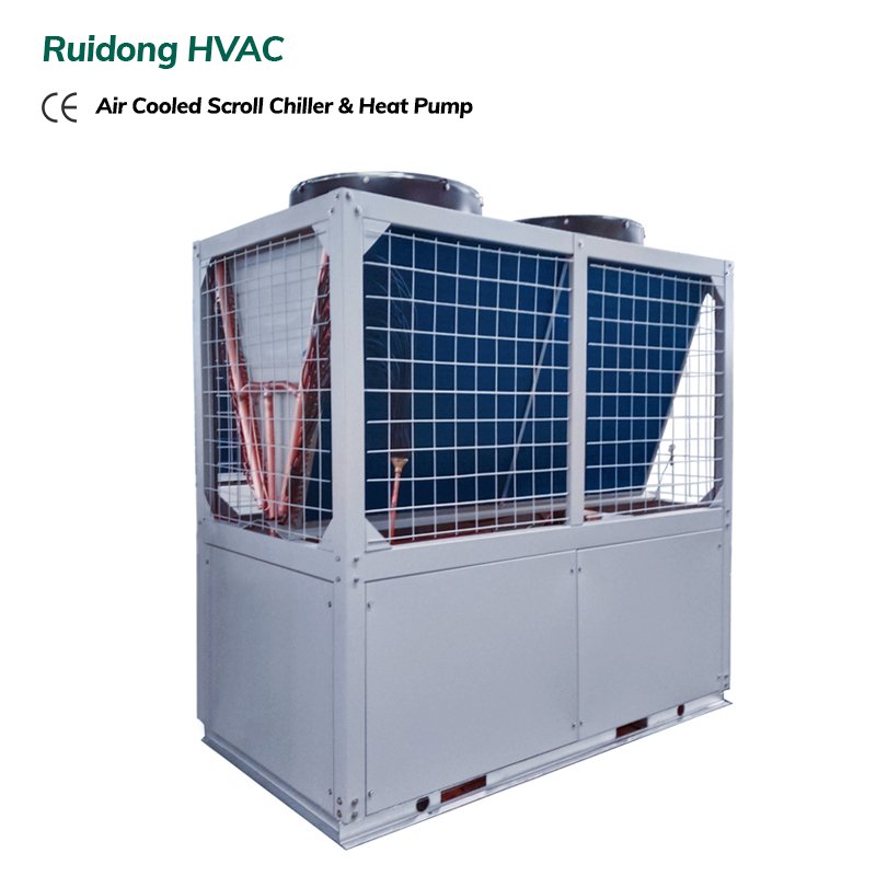 Industrial Chiller Modular Air Cooled Scroll Chiller RS485 Intelligent Temperature Control for Cooling Heating Heat Recovery