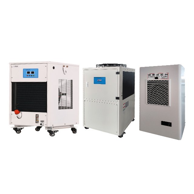 Factory 1000W Small Digital Control Oil Chiller CNC Spindle New Condenser Compressor Pump Core Components Manufacturing Plant