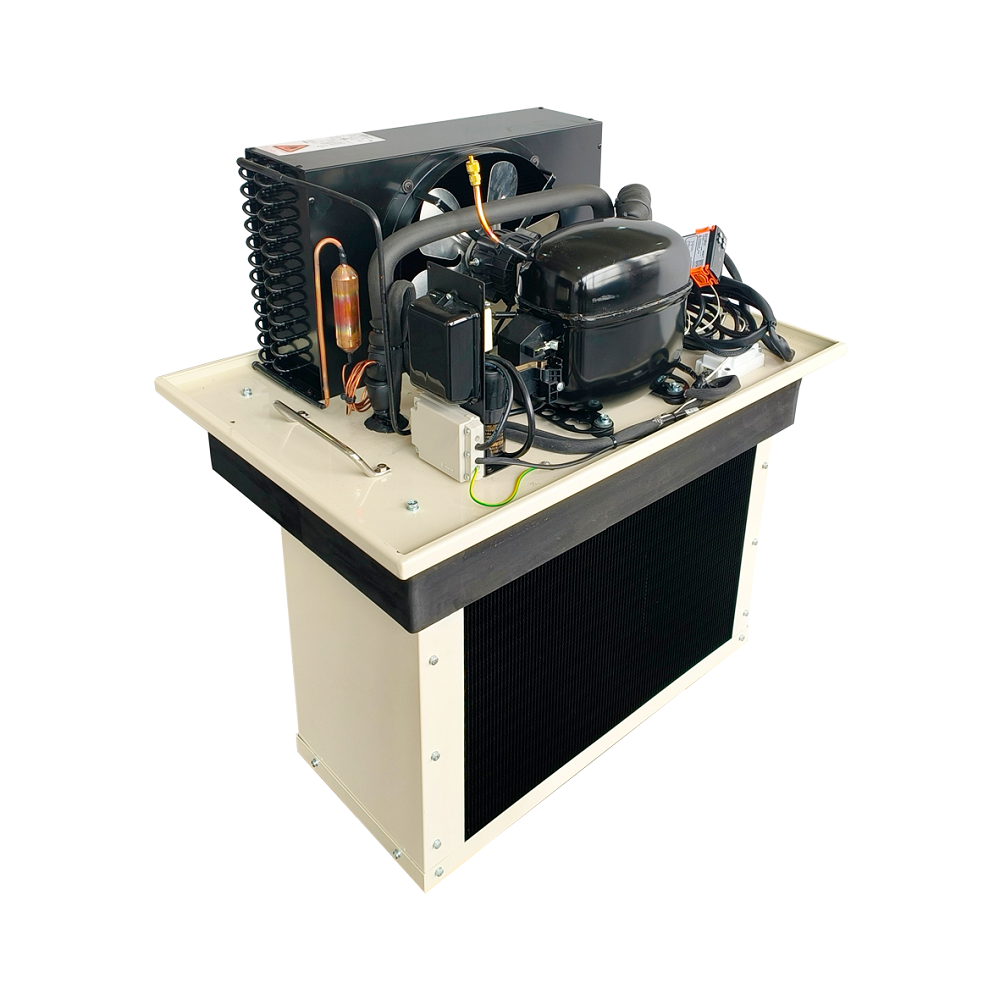R290 Refrigeration Parts Top Mounted Plug-In Chiller Freezing Air Cooled Refrigerator Condenser Condensing Unit for Freezer