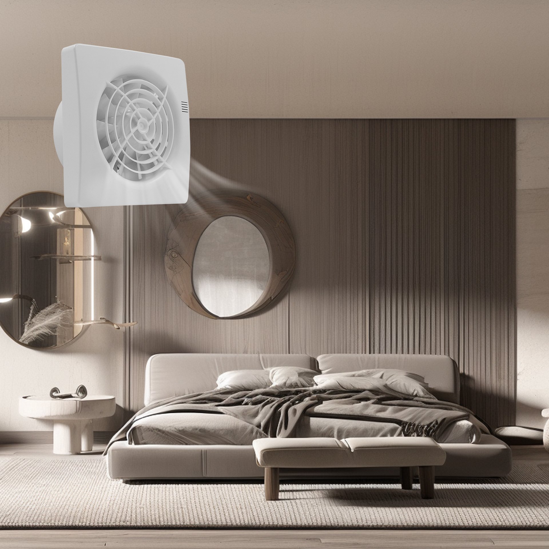 4 Inch Small Size Exhaust Fan Ventilation Bathroom Extractor Kitchen Fan