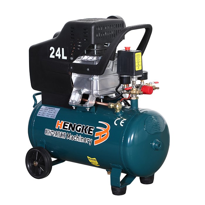 24L BM Model Lubricated Mini Air Compressor Type Portable Direct Driven Air Compressor With Two Heads