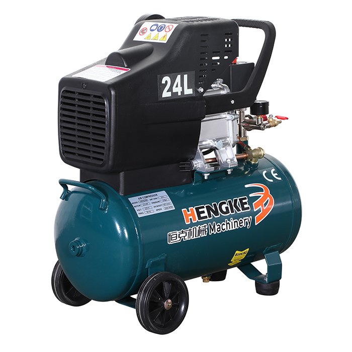 24L BM Model Lubricated Mini Air Compressor Type Portable Direct Driven Air Compressor With Two Heads