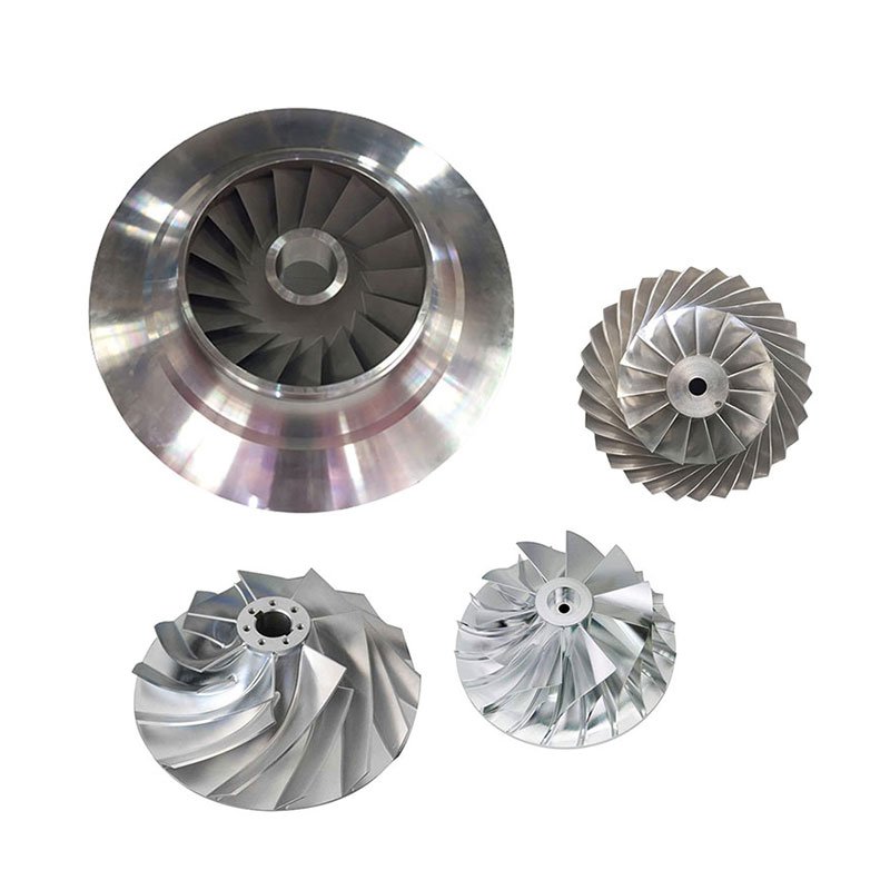 High Performance Turbine Engine Turbochargers Aluminum Billet Compressor Wheel