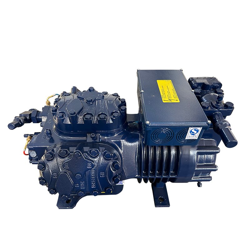Wholesale Mechanical Device Blue Large Six Cylinder Semi Closed Piston Air Scroll Chiller Parallel Condensing Unit Industrial