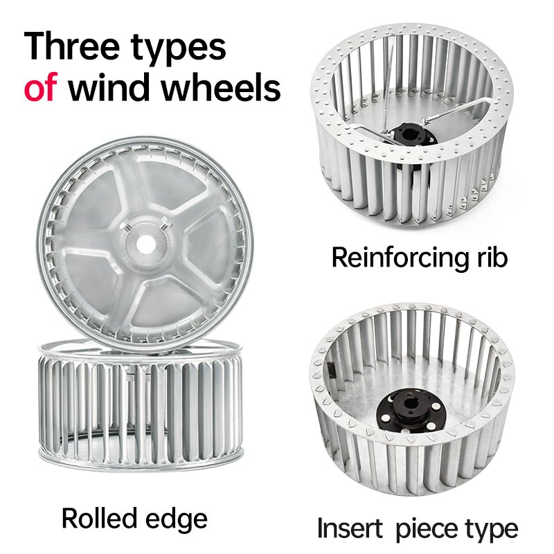 Industrial Small Size Centrifugal Blower Fan Metal Centrifugal Impeller