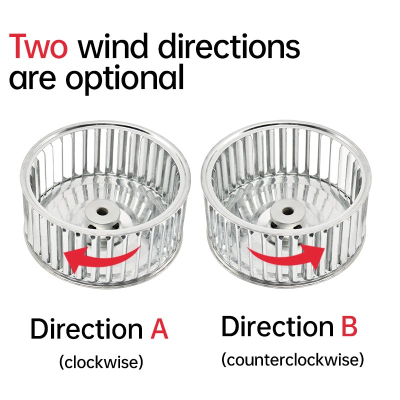 Industrial Small Size Centrifugal Blower Fan Metal Centrifugal Impeller