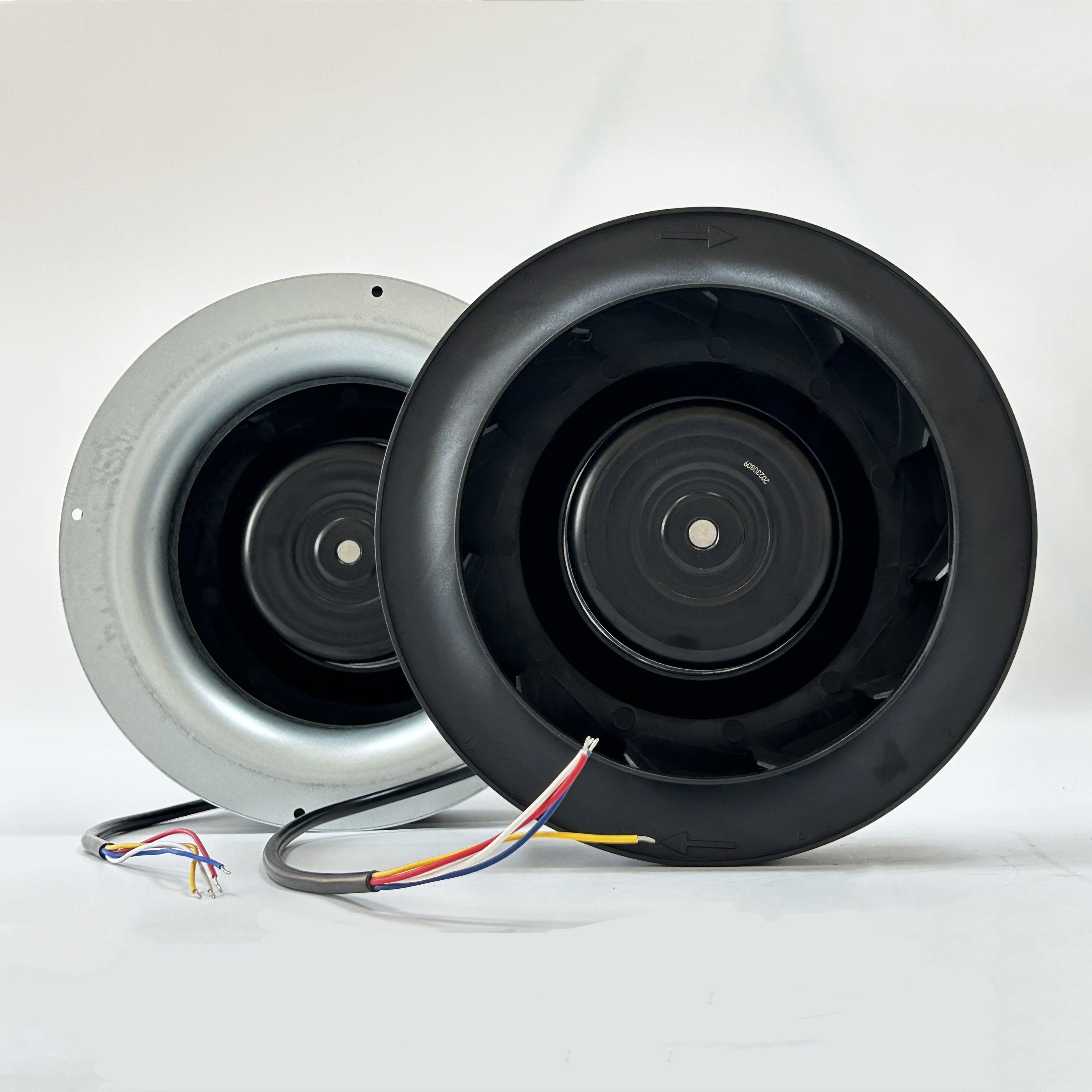 DC 190-220mm Centrifugal Blower Fan Brushless Backward Curved Impeller air Filtration Fan