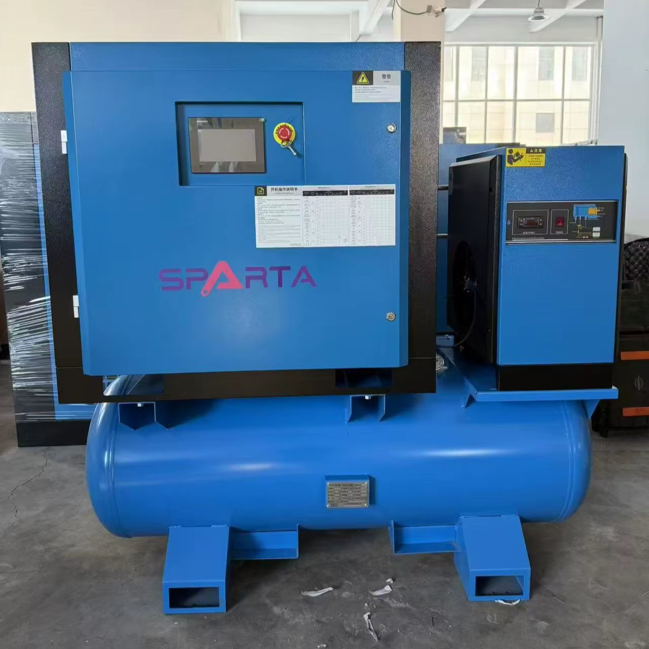 SPARTA Factory Direct Sale Screw Air Compressor 4 in 1 Mobile Air Compressor With Cheap Price