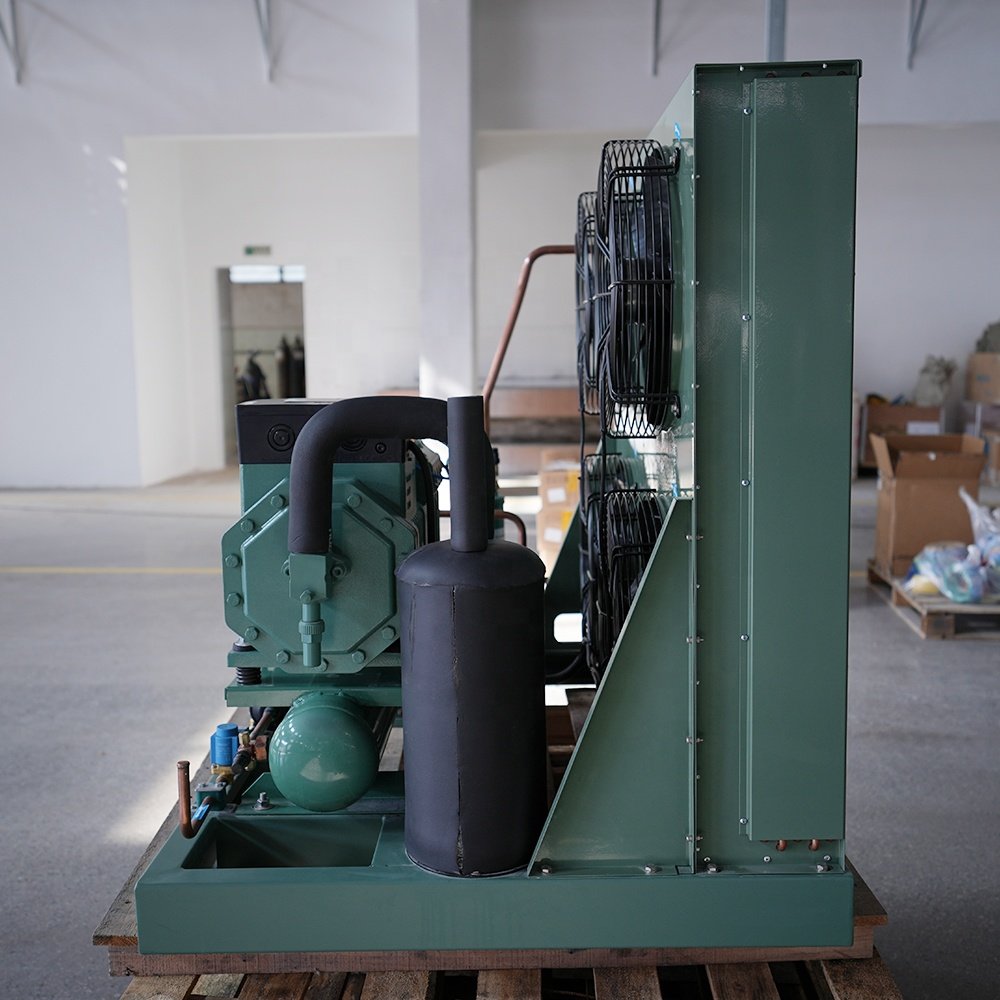 15HP Industrial Refrigeration Equipment Semi Hermetic Compressor Condenser Unit Cold Room air Cooled Condensing Unit