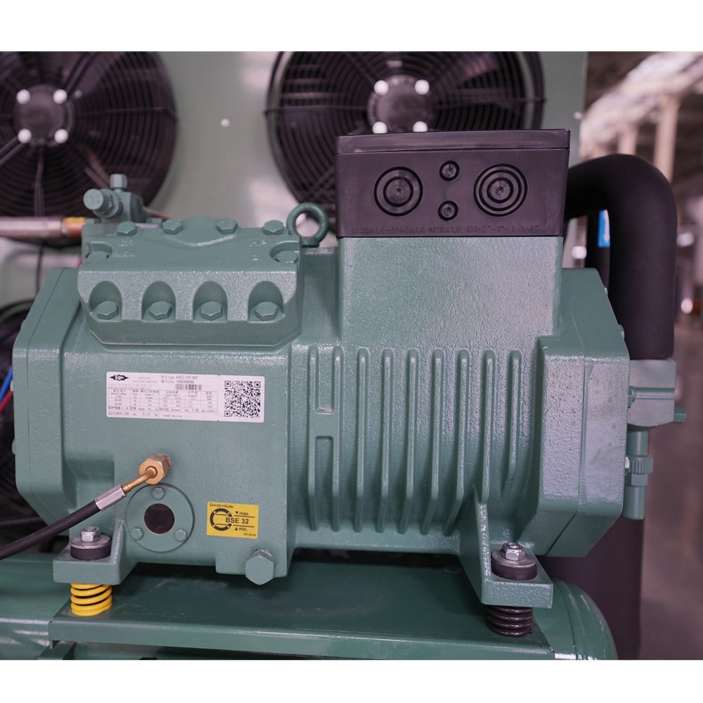 15HP Industrial Refrigeration Equipment Semi Hermetic Compressor Condenser Unit Cold Room air Cooled Condensing Unit