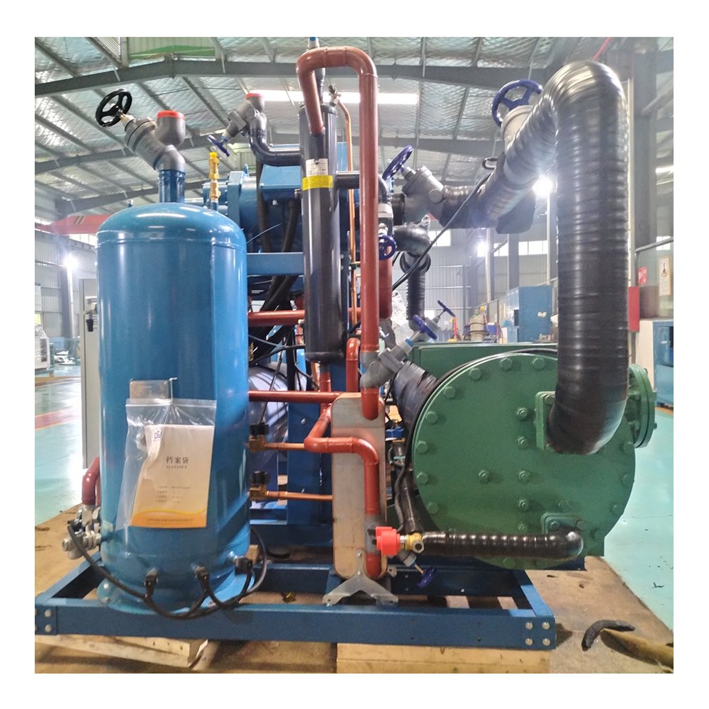 Screw Chiller Compressor Semi-Hermetic Water Cooled High Efficiency Screw Parallel Compressor Refrigeration Unit