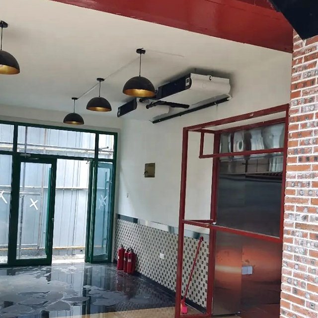 Hvac 180mm Fan Coil Chilled Water Air Conditioners Ceiling Horizontal Exposed Fcu Fan Coil Unit for Project