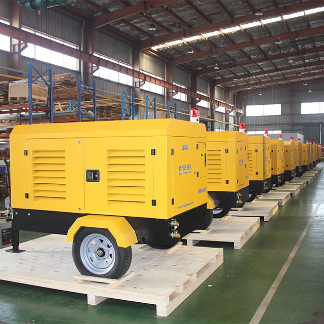 Best Quality Portable Diesel Gas Screw Compressor For Mining