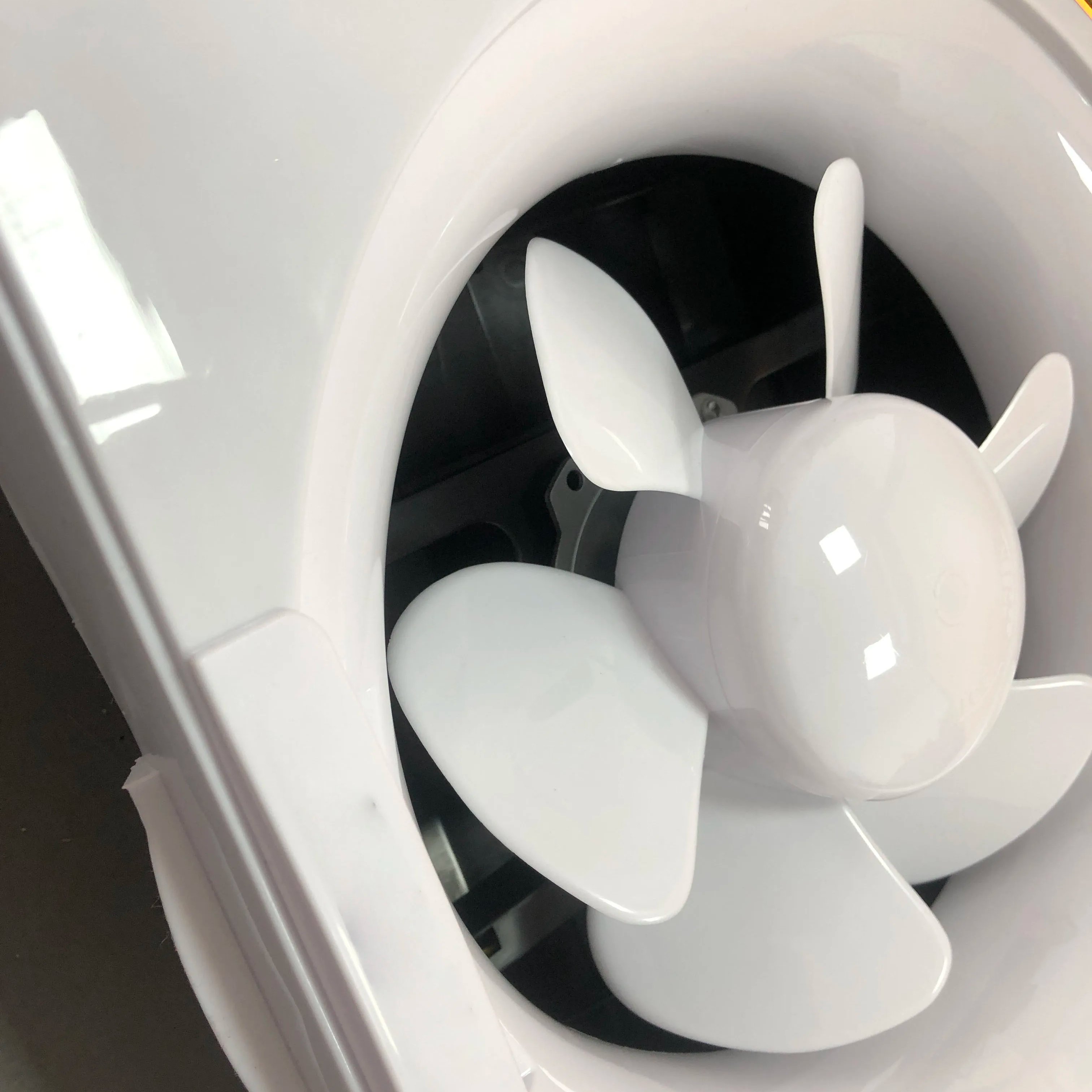 Bathroom Ventilation Exhaust Fan Industrial Kitchen Smoke Exhaust Fan Plastic AC Wall Fan ABS Plastic Free Spare Parts 12inch