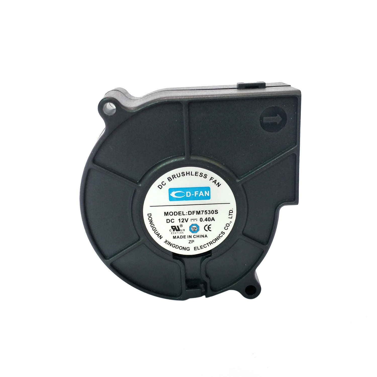 75x75x30mm 24v Dc Fan With Speed Controller 75mm Dc Brushless Blower Fan 12v 7530