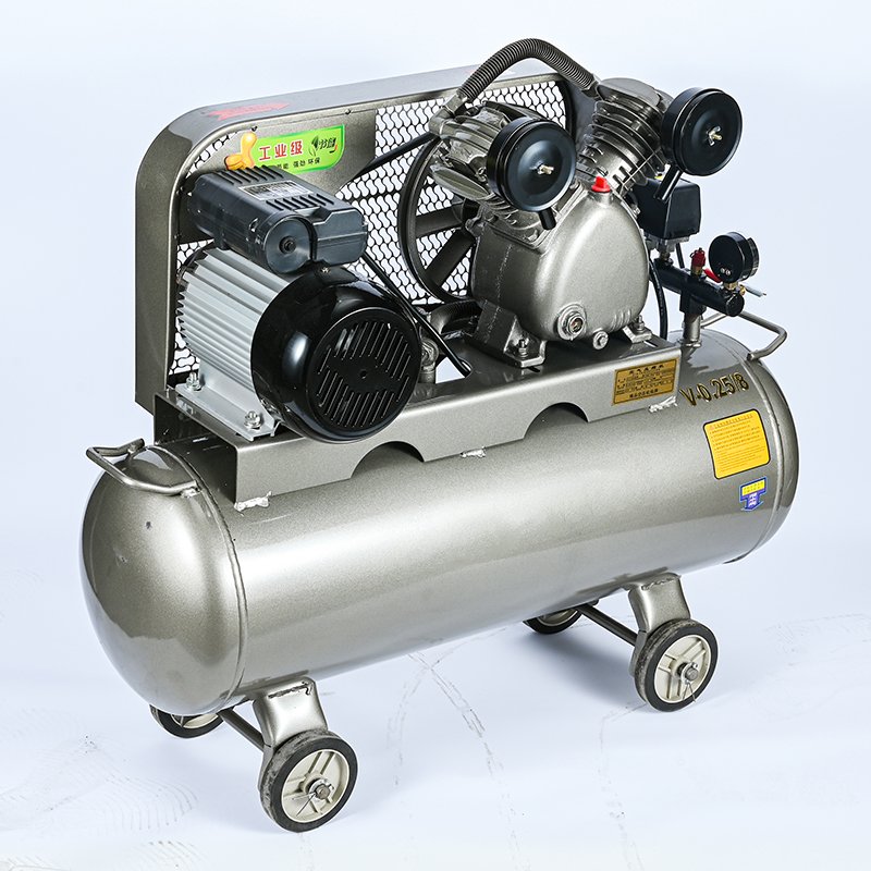 Dongguan 0.8Mpa Double Cylinder Belt Air Compressor Industrial 220v Piston Gas Air Compressors