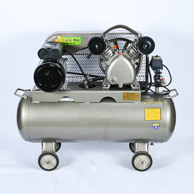 Dongguan 0.8Mpa Double Cylinder Belt Air Compressor Industrial 220v Piston Gas Air Compressors
