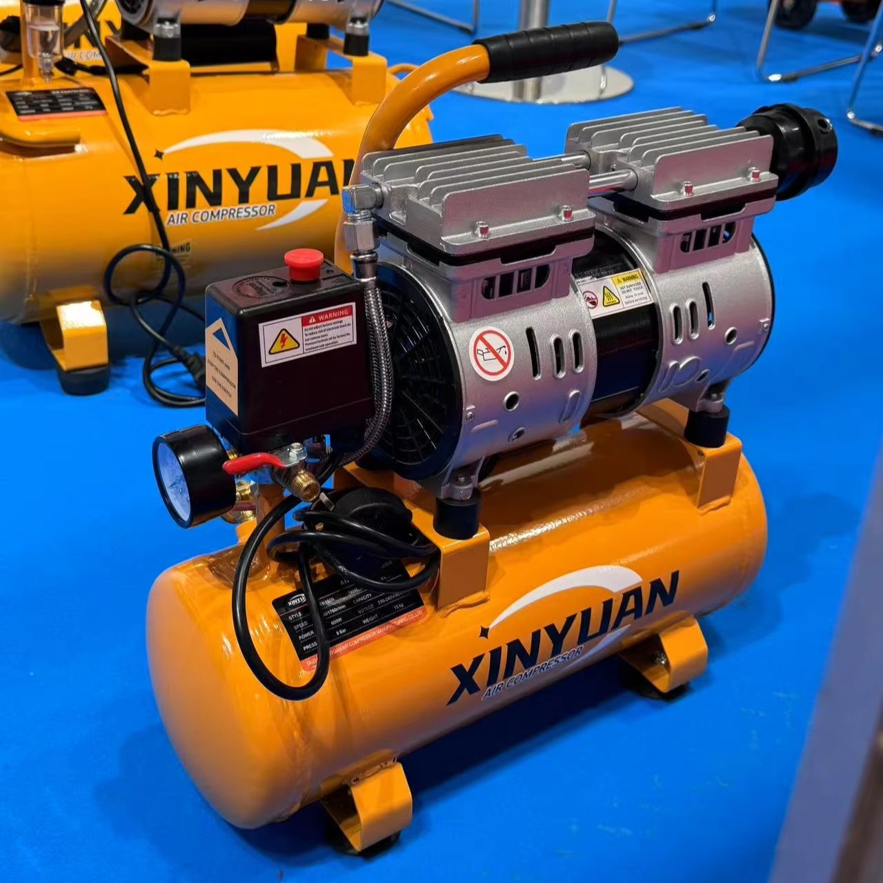 550W 750W Portable 9L Oil Free Silent air Compressor