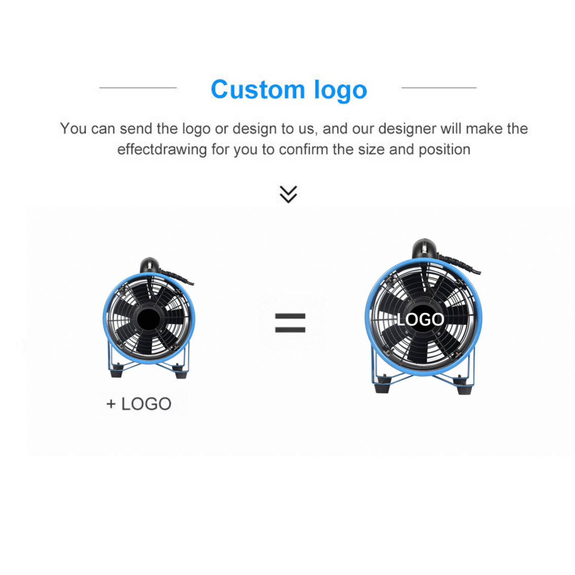 Direct Factory Sale High-Performance AC Industrial Ventilation Fans High-Pressure Blowers OEM Customization Specific Industrial