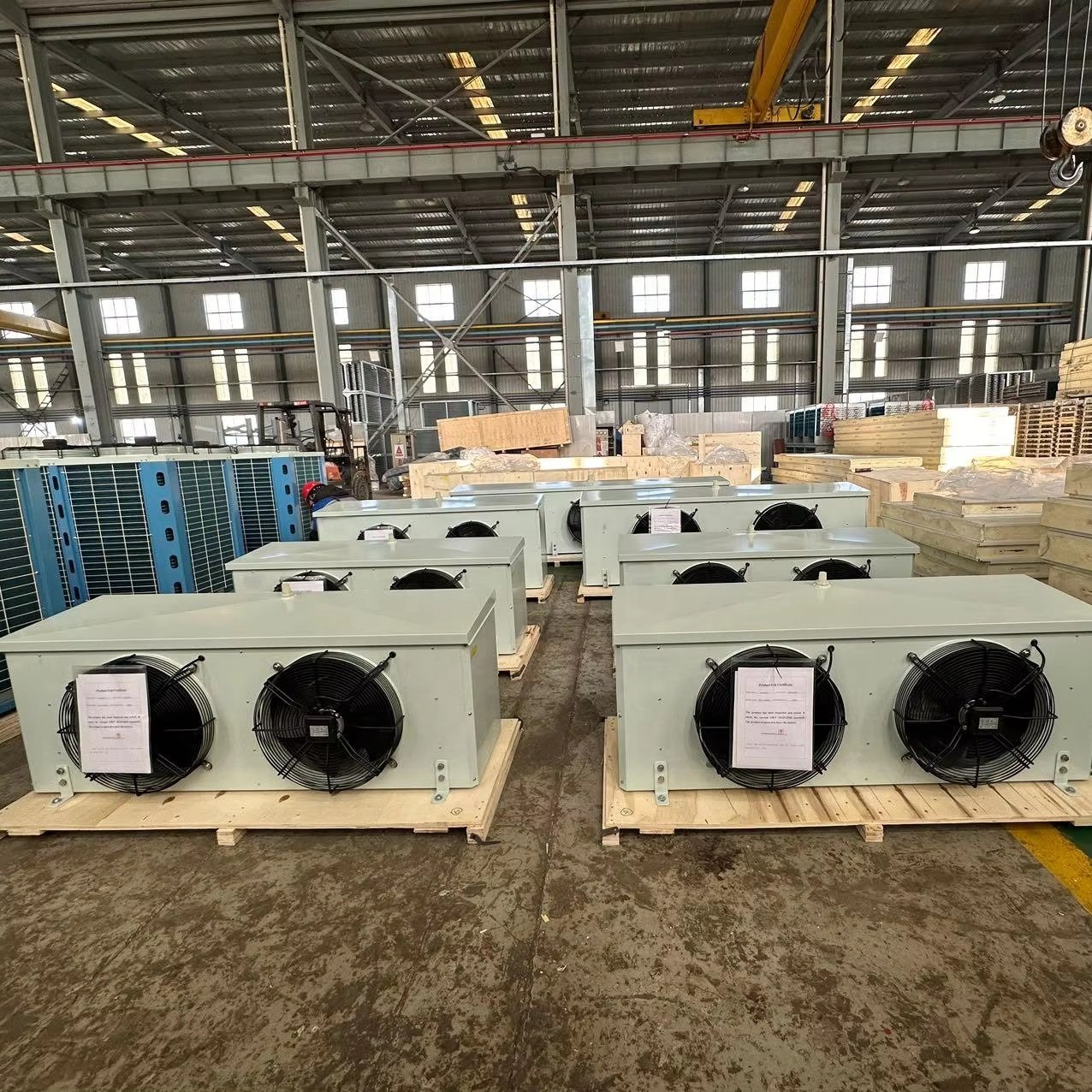 New Air Cooled Fan Type Evaporator Condensers Copper & Stainless Steel for Refrigeration