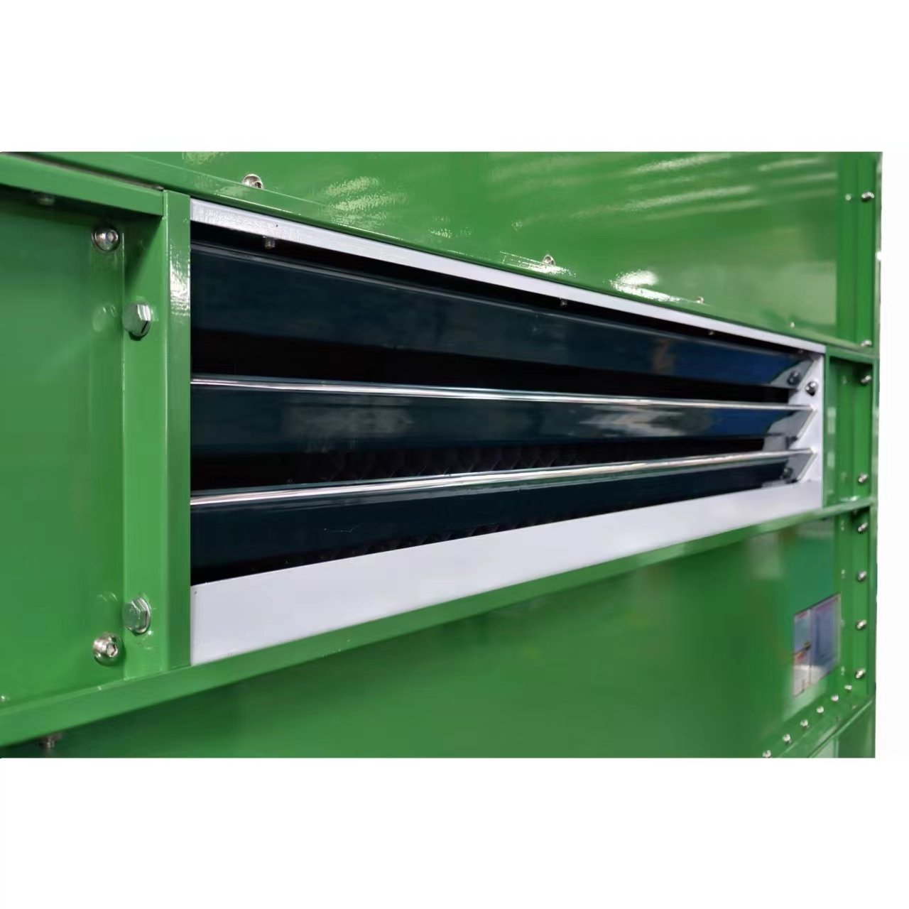 Energy-saving 160KW Counterflow Evaporation Cooling air Cooled Refrigeration Condenser for Frozen French Fries Butchery