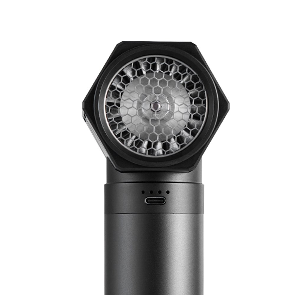 Portable DIY Mini High-Speed Turbo Jet Fan Rechargeable Air Blower with Battery Power for Car Cleaning & Camping Use