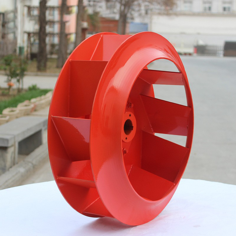 Industrial High Pressure Centrifugal Flow Fan Impeller Backward Curved Blades