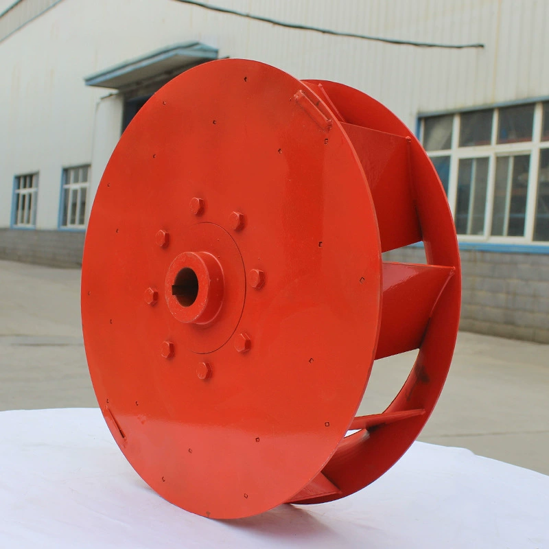 Industrial High Pressure Centrifugal Flow Fan Impeller Backward Curved Blades