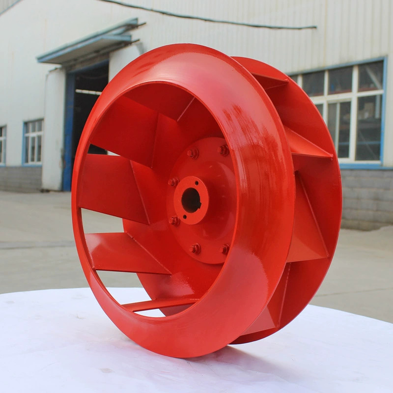 Industrial High Pressure Centrifugal Flow Fan Impeller Backward Curved Blades